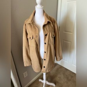 Thread & Supply Camel Shirt Jacket